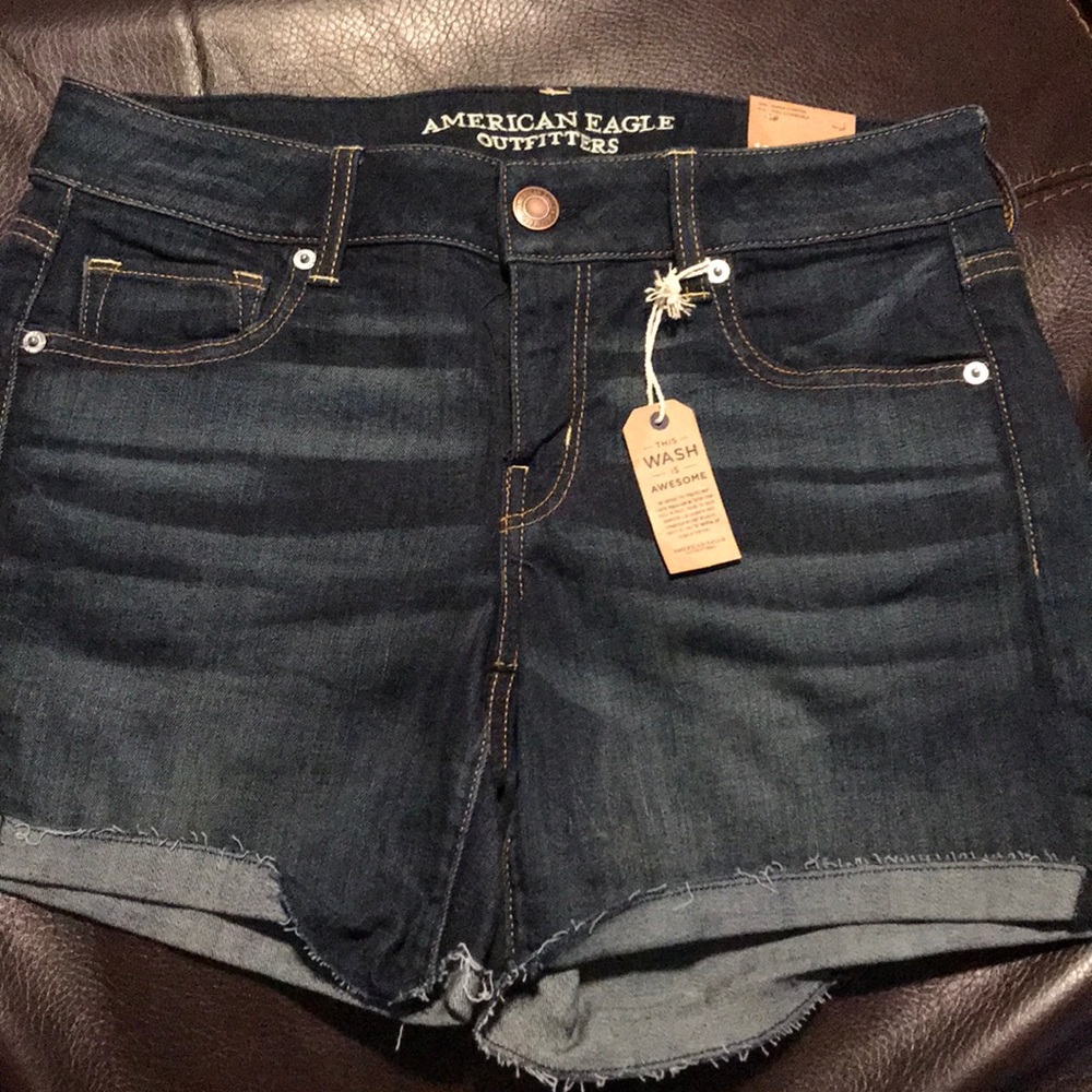 NWT American Eagle Sz. 10 Midi Denim Shorts